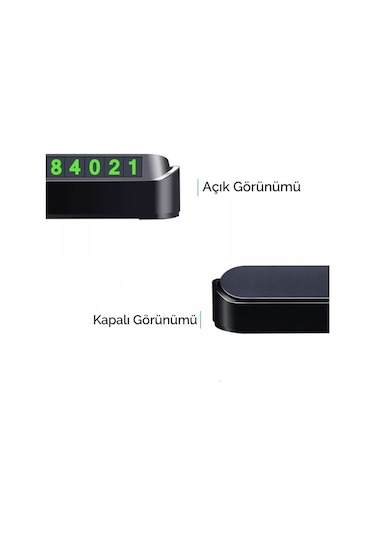Araç Ön Cam Telefon Numarası Açma Kapamalı Numaratör Cep Telefon Araç Numaratik