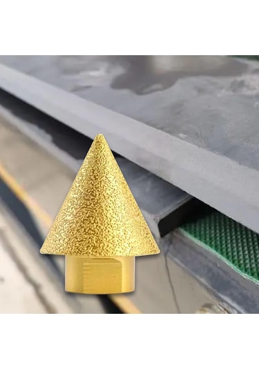 Suntek Seramik Granit Fayans Için Elmas Eğim Pah Bit Koni 38 MM