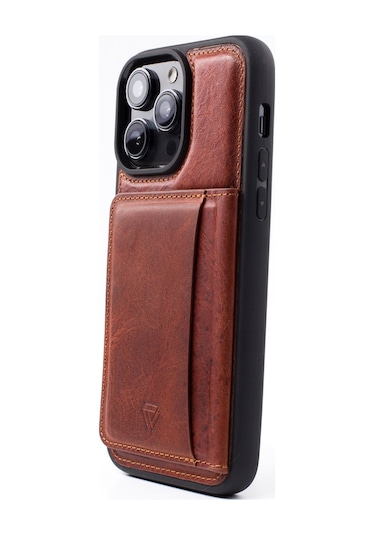 Back Wallet Apple Uyumlu iPhone 12 Pro Kiremit