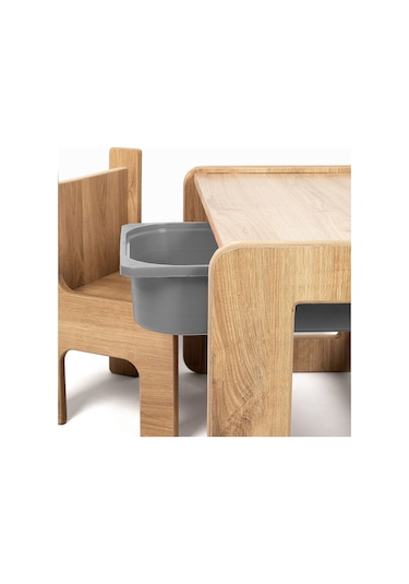 Çocuk Oyun, Aktivite Ve Etkinlik Masası, Ceviz-gri, 18mm 1.sınıf Ceviz