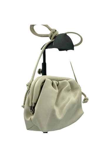 Sentt Deri Salaş Mini El Çantası Gri - Gri