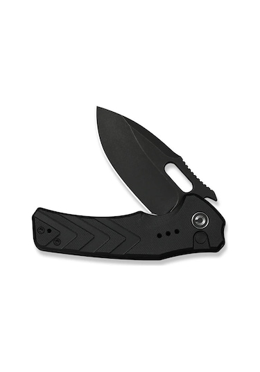 Civivi Vexron Milled Black G10 Handle Black Stonewashed 14c28n Blade Kamp Çakı Siyah