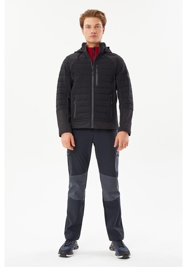 Exuma 2411137-siyah Erkek Softshell Mont 001
