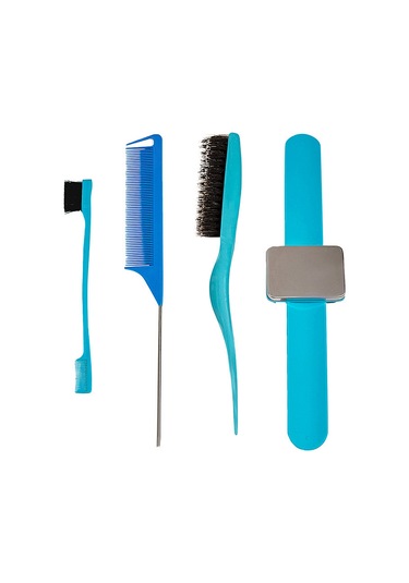 Suofeng 4'lü Saç Tarak Seti - İnce Dişli, Kuyruk Taraklı, Kesim Tarağı Ve Çift Taraflı Fırça İle Anti-statik Saç Bakımı