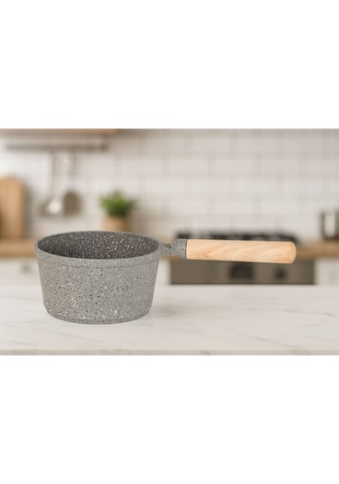 NEPTÜN 14 Cm Döküm Sosluk Sütlük Tava - Gri