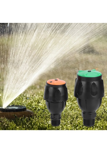 Shineyee Tarım Bahçe Sulama İçin 360 Derece Otomatik Döner Plastik Sprey Başlığı - 1/2" Ve 3/4" Çaplı Orman Parkı Yeşillikler İçin