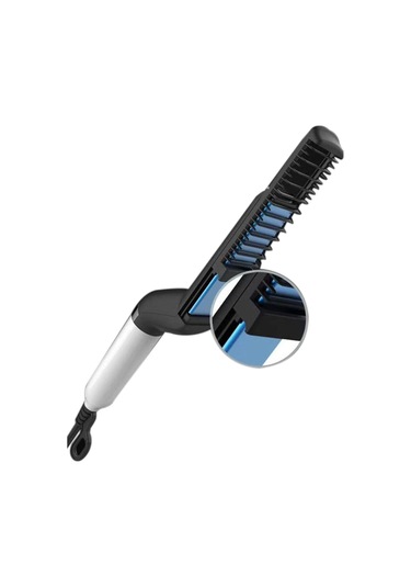 Maiyame Erkekler İçin Elektrikli Saç Ve Sakal Düzeltici - Ptc Hızlı Isınma, Seramik Fırça, Kolay Kullanim - Tame Saç Ve Sakal