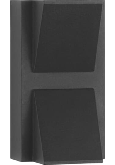 Rodos İç ve Dış Mekan Modern Dekoratif Led Aplik 7 Watt Gün Işığı Siyah