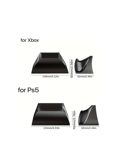 Elmpaly Pembe Xbox Oyun Kumandası Standı Dayanıklı Siyah Beyaz