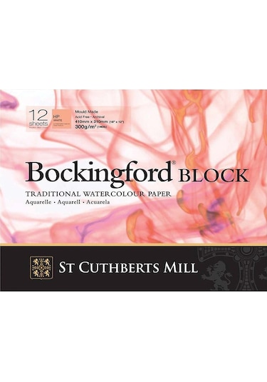 Bockingford Traditional Sulu Boya Defteri Hot Pressed 300g 12 Yap