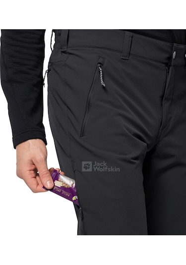 Jack Wolfskin Activate XT Softshell Erkek Outdoor Pantolon Siyah