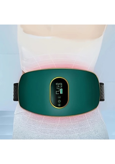 Fochsia Yeşil Usb Şarj Edilebilir Tam Vücut Masaj Kemeri Zayıflama Şekillendirme Erkek Kadın Uygun Hediye Altın