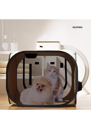 Homyl Evcil Hayvan Kurutma Kutusu Çok İşlevli Temiz Bakım Evi