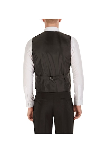 Y 102 Slim Fit Klasik Siyah Yelek Siyah