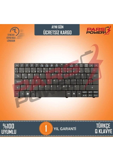 Packard Bell Ms2297, Za3, Za5, Za8, Zh7 Notebook Klavye Siyah