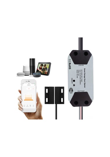Samdoo Akıllı Garaj Kapısı Kontrol Cihazı - Wifi İle Uzaktan Açma/kapama, Tuya Ve Smartlife Uyumlu