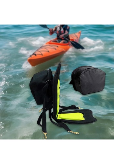 Suntek Kayak Koltuk Arkası Çantası Kürek Çekme Rafting Siyah