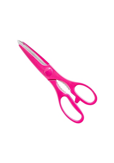 Rooc 9110 Çok Amaçlı Mutfak Makası - 25 Cm. - Pembe