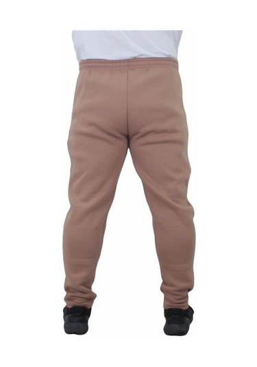 Starbattal Büyük Beden Fermuarlı Eşofman Altı 3Ip 11517 S.Kahve-S.Kahve