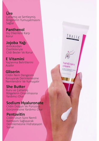 Thalia Shea Butter & Jojoba Oil Onarıcı El Bakım Kremi 75 ML