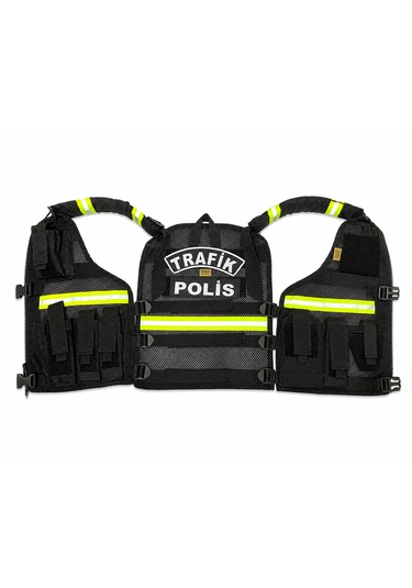 Süngü Tactical Trafik Siyah Yelek