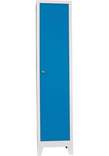 Jessan Ofis Tekli Soyunma Dolabı Gri-Mavi