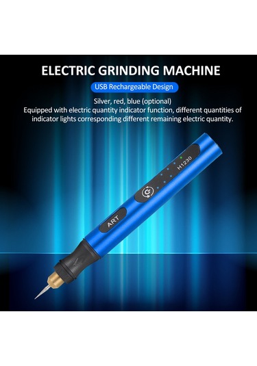 Konesam 3 Hızlı Usb Şarjlı Mini Elektrikli El Aleti - Tırnak Ve El Sanatları İçin 34 Parça Aksesuarlı Taşınabilir Cihaz