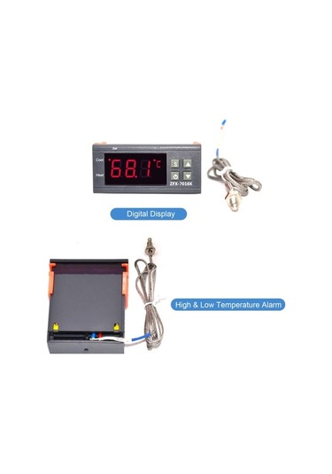 Novahub Zfx-7016k 30a Dijital Sıcaklık Termostatı, Kuluçka Ve Dondurucu İçin