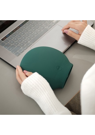 Sones Kabuk Karikatür Silikon Su Enjeksiyonu Sıcak Su Torbası El Isıtıcısı Yeşil