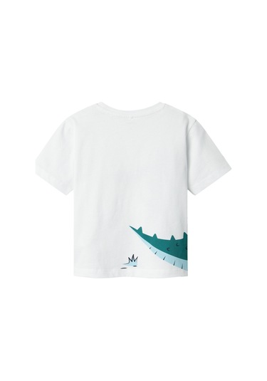 Name It Nmmhelge Ss Nreg Top Pb Beyaz Erkek Çocuk Kısa Kol T-shirt Beyaz