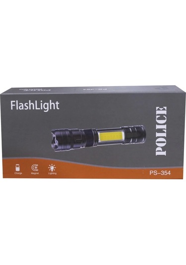 Police Ps-354 Şarjlı El Feneri Çok Renkli