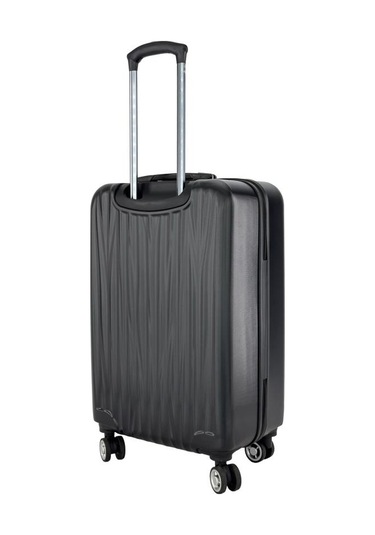 Orta Boy %100 Polikarbon Valiz Siyah 1815