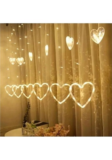 Kalp Şeklinde Gün Işığı 3 Metre Uzunluğunda Led Işık Sarı