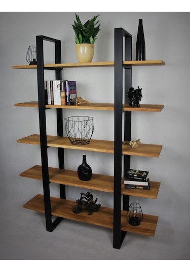 Güvendekoratif Metal Kitaplık