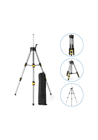 Maiyame 1.2 Metre Ayarlanabilir Paslanmaz Çelik Sehpa Ayağı - Balonlu Denge Göstergeli 112 Karakter