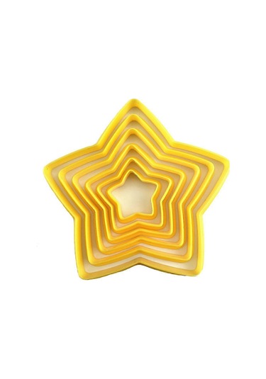 Bisküvi Kalıbı Beş Köşeli Yıldız Kurabiye Kalıbı Kesme Kalıbı Çocuklar Yetişkinler İçin Hediye Çok Renkli