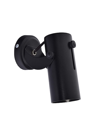 Mimarled Rozanslı GU10 Duylu Ampulsüz Siyah Duvar Armatür