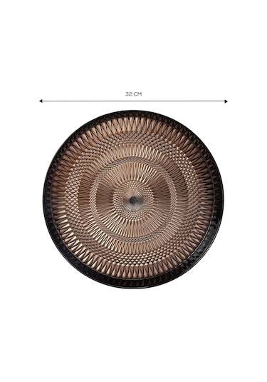 Karaca Palermo Cam Tepsi Bakır 32 CM