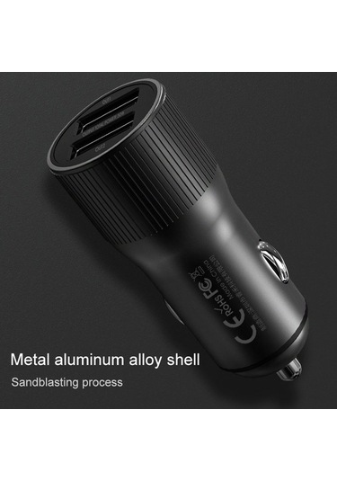 Createtech Usb Tarnish Serisi Şarj Retour Remax Rcc221 Qc3.0 Cihazı Çift Araç Pg