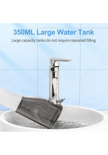 F500 Ipx7 Su Geçirmez 350ml Şarj Edilebilir Taşınabilir El Darbeli Elektrikli Pensesinde Siyah