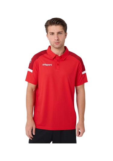 Uhlsport Energy Polo Yaka Erkek Tişört 1101801 KIrmızı