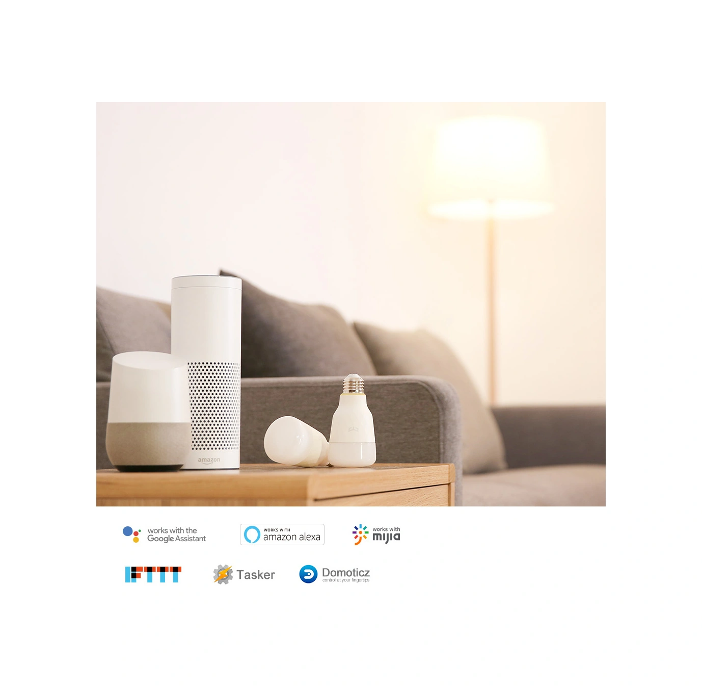 Folinda Yeelight Akıllı Led Ampul E27 10w - 1700k-6500k Renk Sıcaklığı Ayarlanabilir, Wifi İle Uzak Kumanda, 800lm Parlaklık, 220v-240v Çin Versiyonu