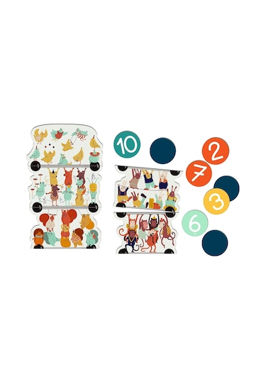 Clementoni Sayılar Ve Hayvanlar Puzzle 75048