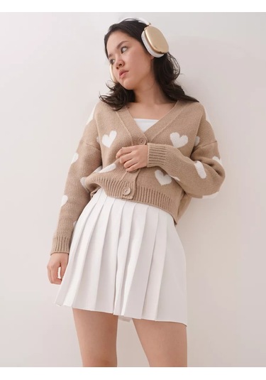 La La Fa Kısa Kapüşonlu Kazak 198946851