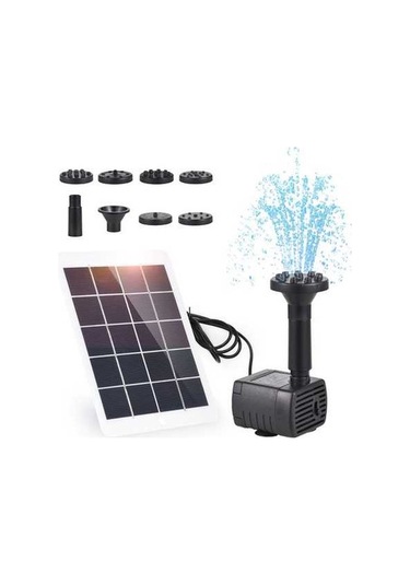 Pazly Güneş Enerjili 3w 5v Su Pompası Kiti İle 7w Güneş Paneli Seti