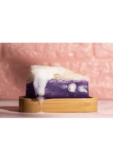 Volkan Ates Natural & Beauty Lavanta Yağlı Kabak Lifli Doğal Sabun 130 G