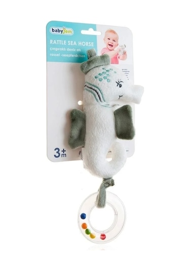 Babyjem Sevimli Arkadaşım Çıngıraklı Deniz Atı Mint Yeşili