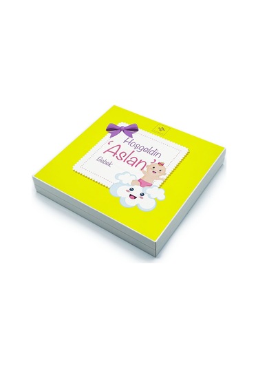 Erkek Bebek Çikolatası 48 Adet Madlen Çikolata Sarı