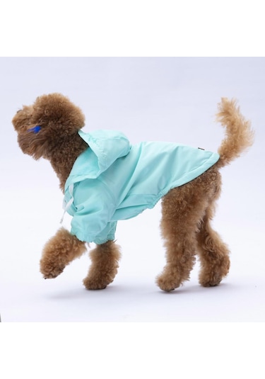 Mint Mont Köpek Mont Köpek Kıyafeti Köpek Yağmurluğu