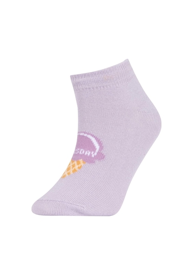 DeFacto Kız Çocuk 7'li Pamuklu Gün Detaylı Patik Çorap X1885A6NSKR1 DeFacto Kız Çocuk 7'li Pamuklu Gün Detaylı Patik Çorap X1885A6NSKR1